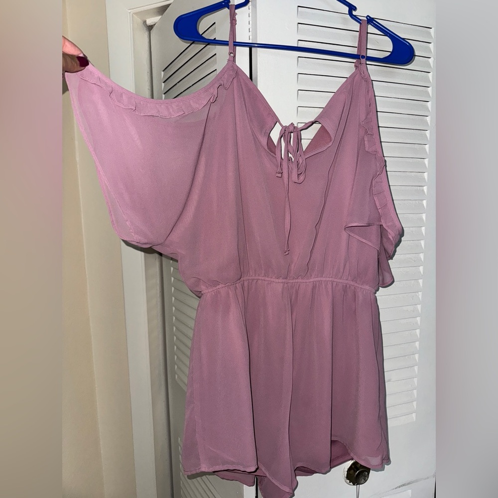 Charlotte Russe Mauve Romper
